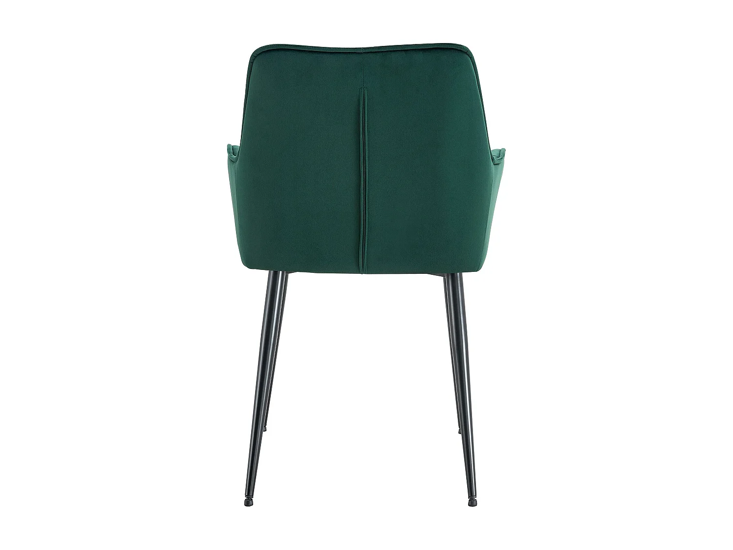 Lot de 2  chaise salle à manger - Velours - Vert foncé - Ferndale