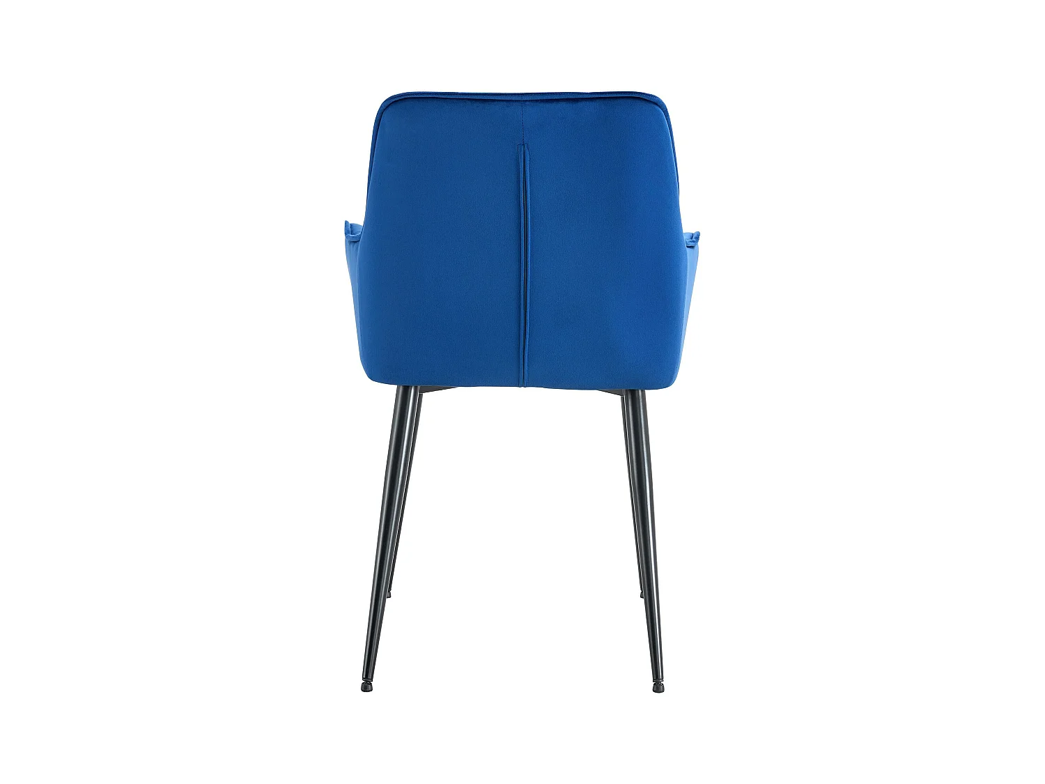 Lot de 2  chaise salle à manger - Velours - Bleu foncé - Ferndale