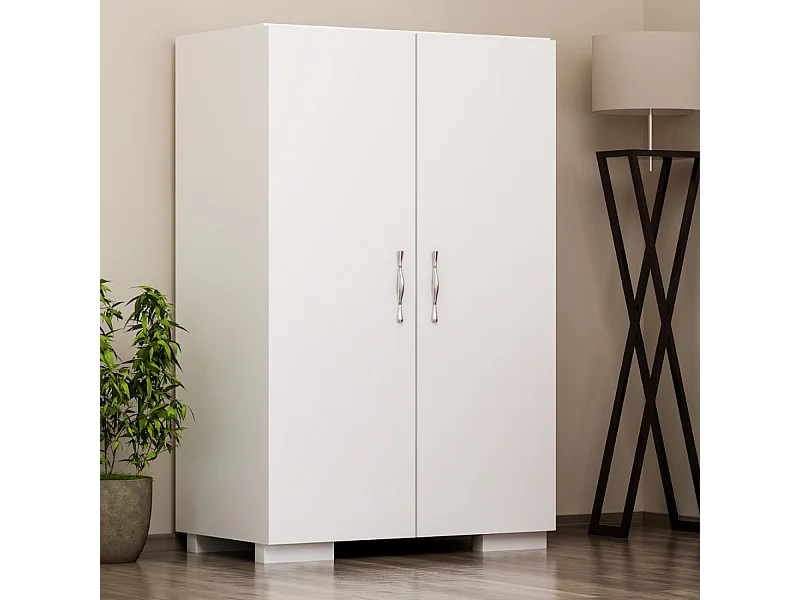 Sapateira branca com 4 compartimentos TIA