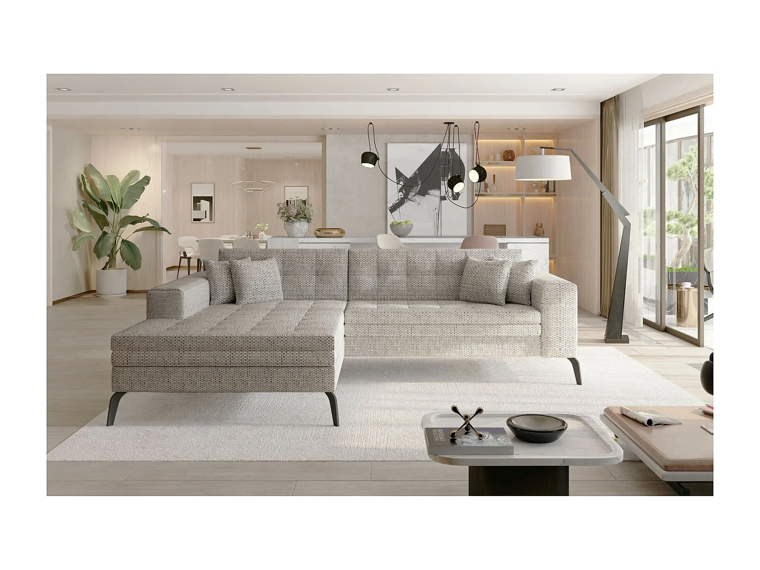 Canapé d'angle Primo L