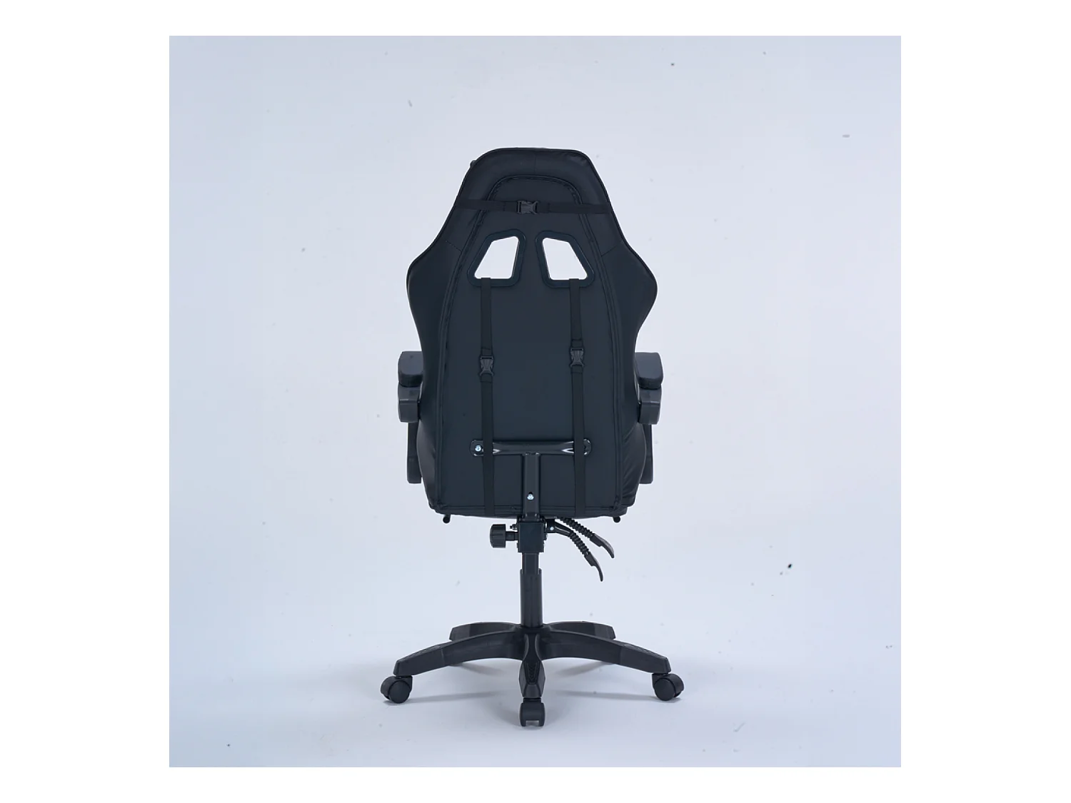 Chaise gaming de bureau ergonomique inclinable noire Altair