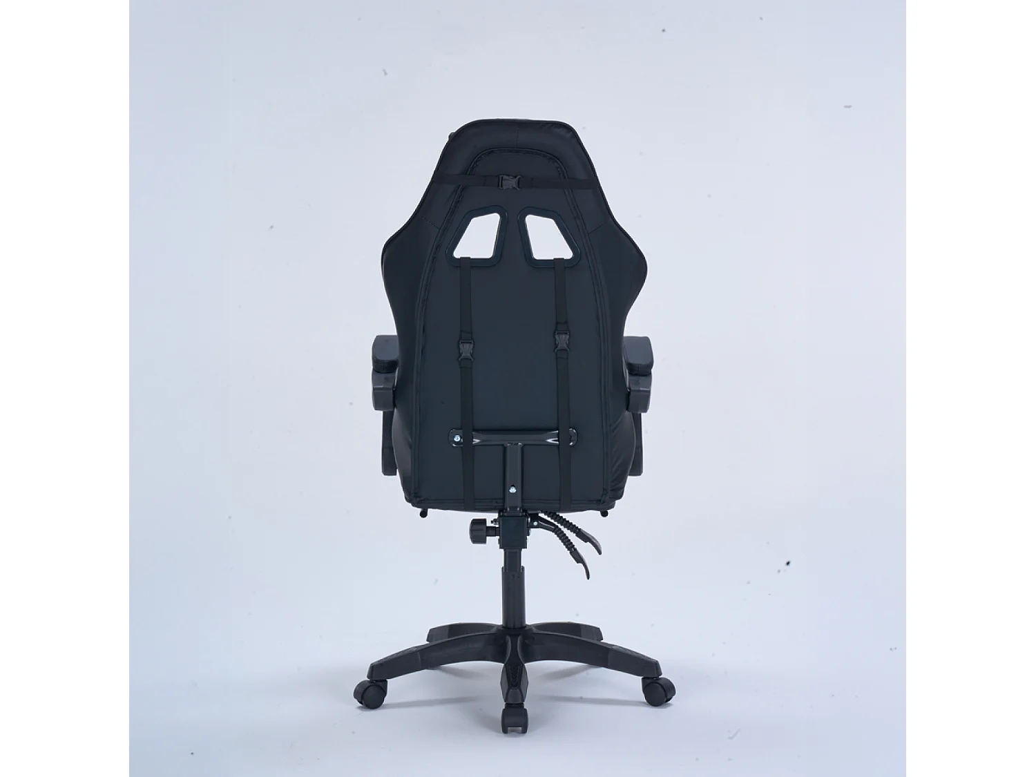 Chaise gaming de bureau ergonomique inclinable noire Altair