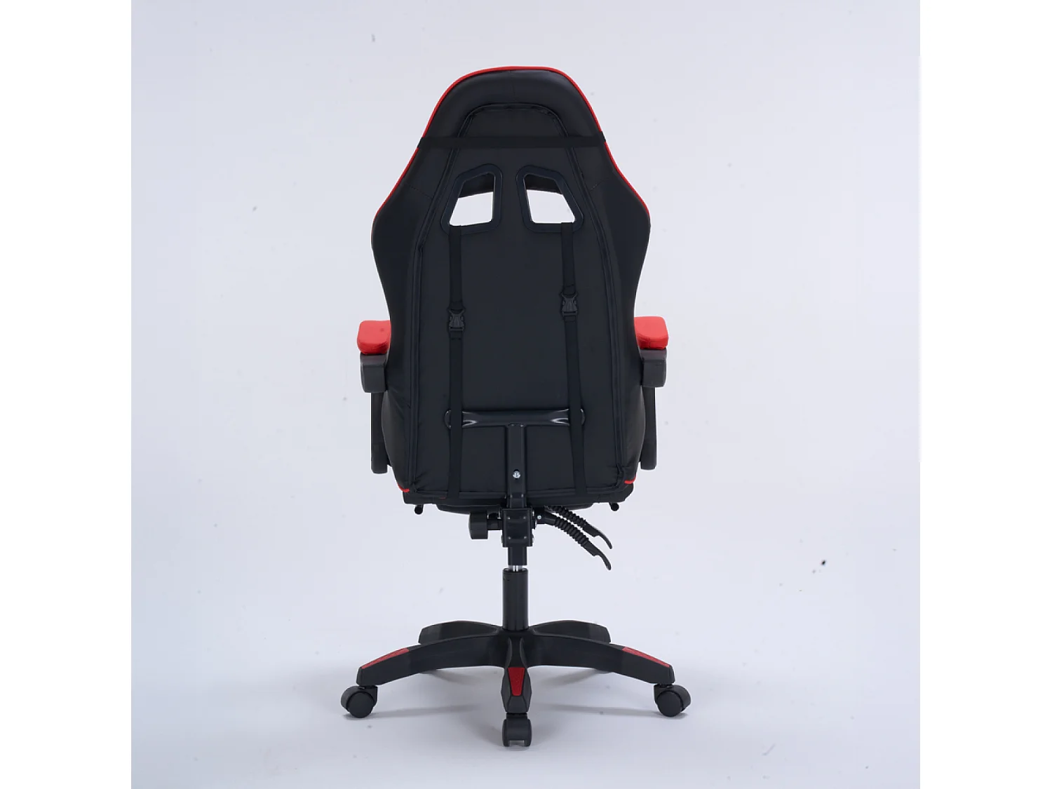 Chaise gaming de bureau ergonomique inclinable noir et rouge Altair