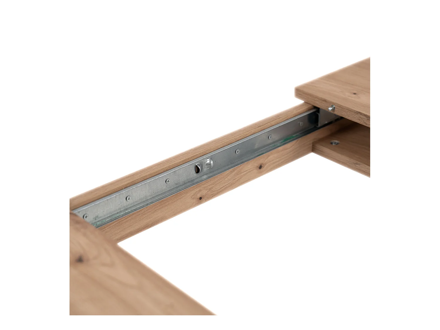 Table extensible 4 à 6 personnes chêne et noir 150x80x75 TOLOSA