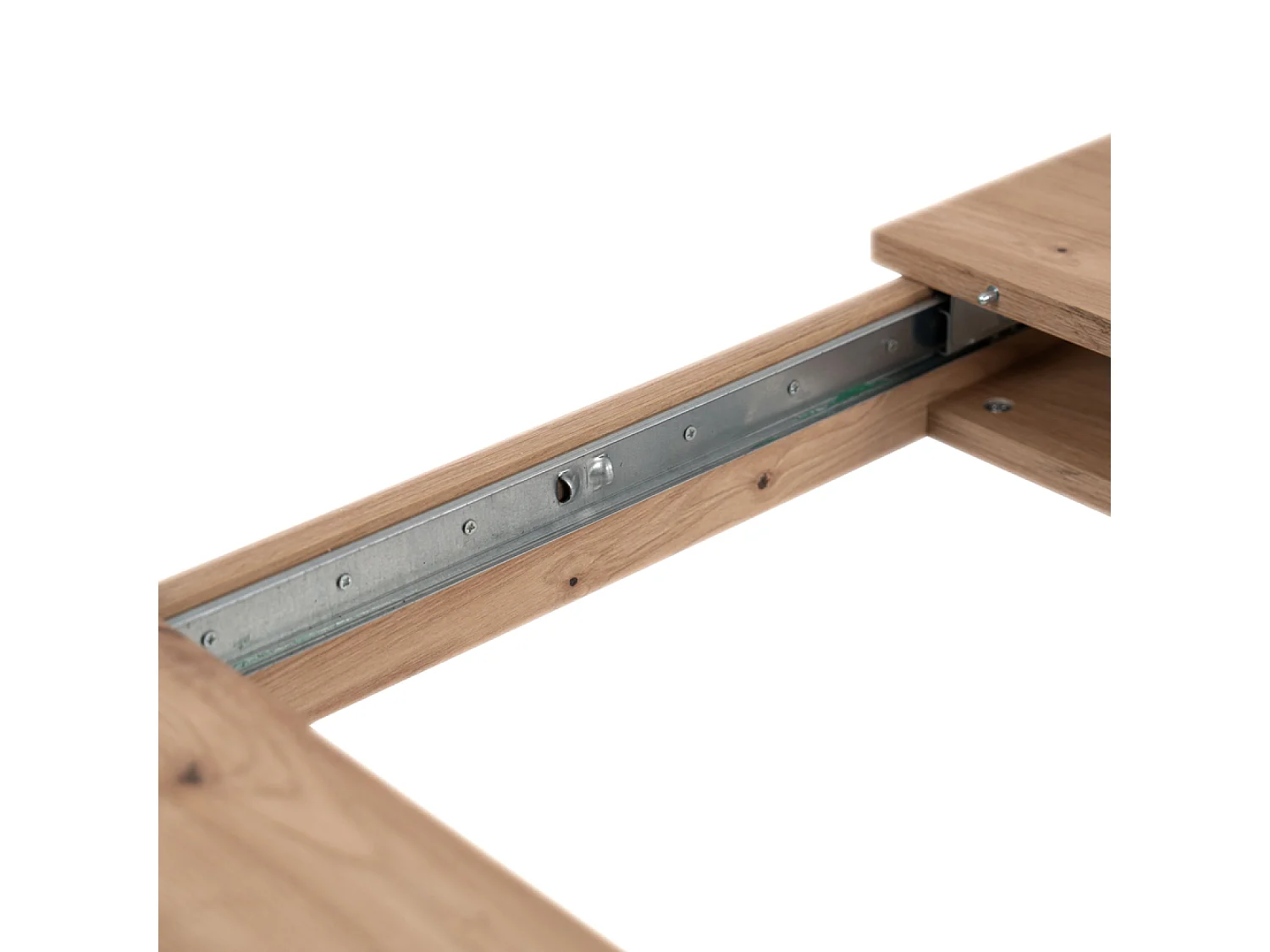 Mesa extensível para 4 a 6 pessoas carvalho e preto 150x80x75 TOLOSA