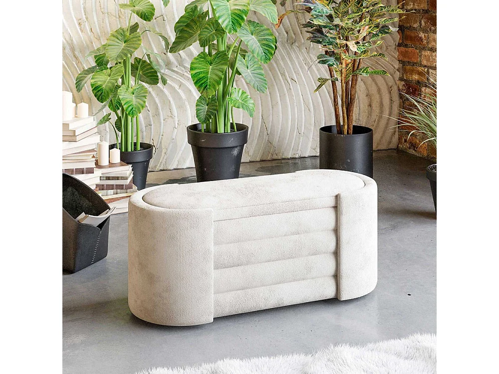 Pouf coffre de rangement Rosa Boxed