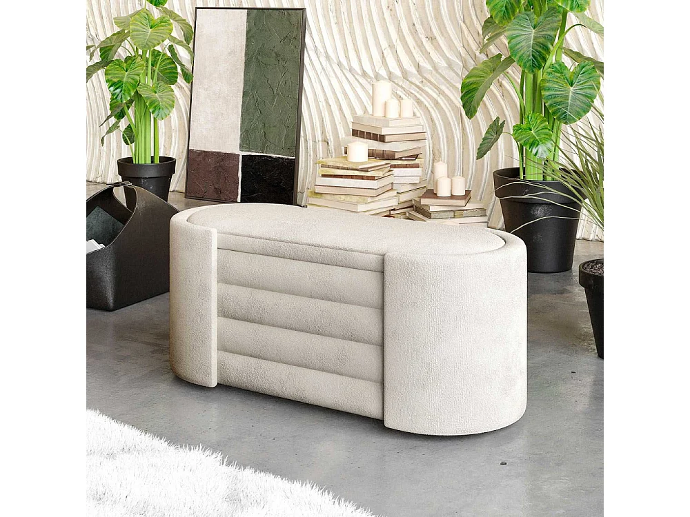 Pouf coffre de rangement Rosa Boxed