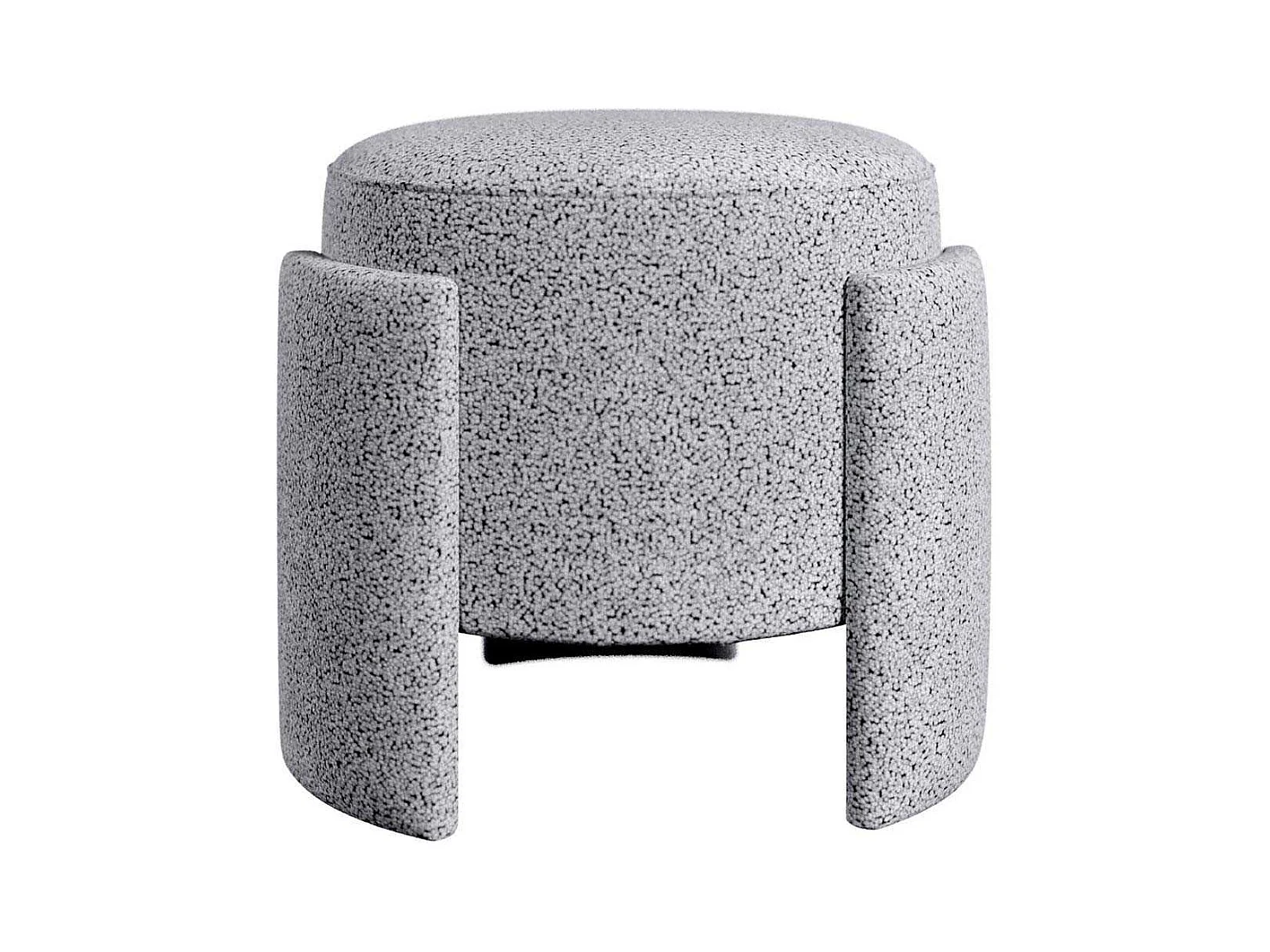 Pouf en polyester Ash