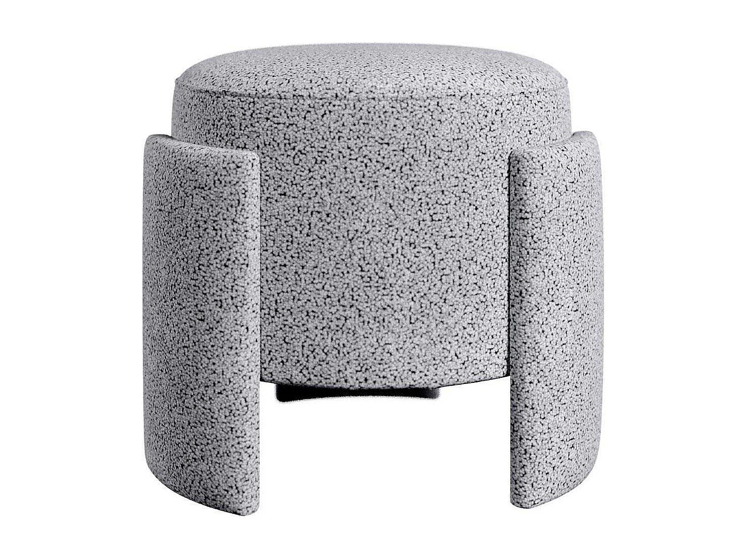 Pouf en polyester Ash