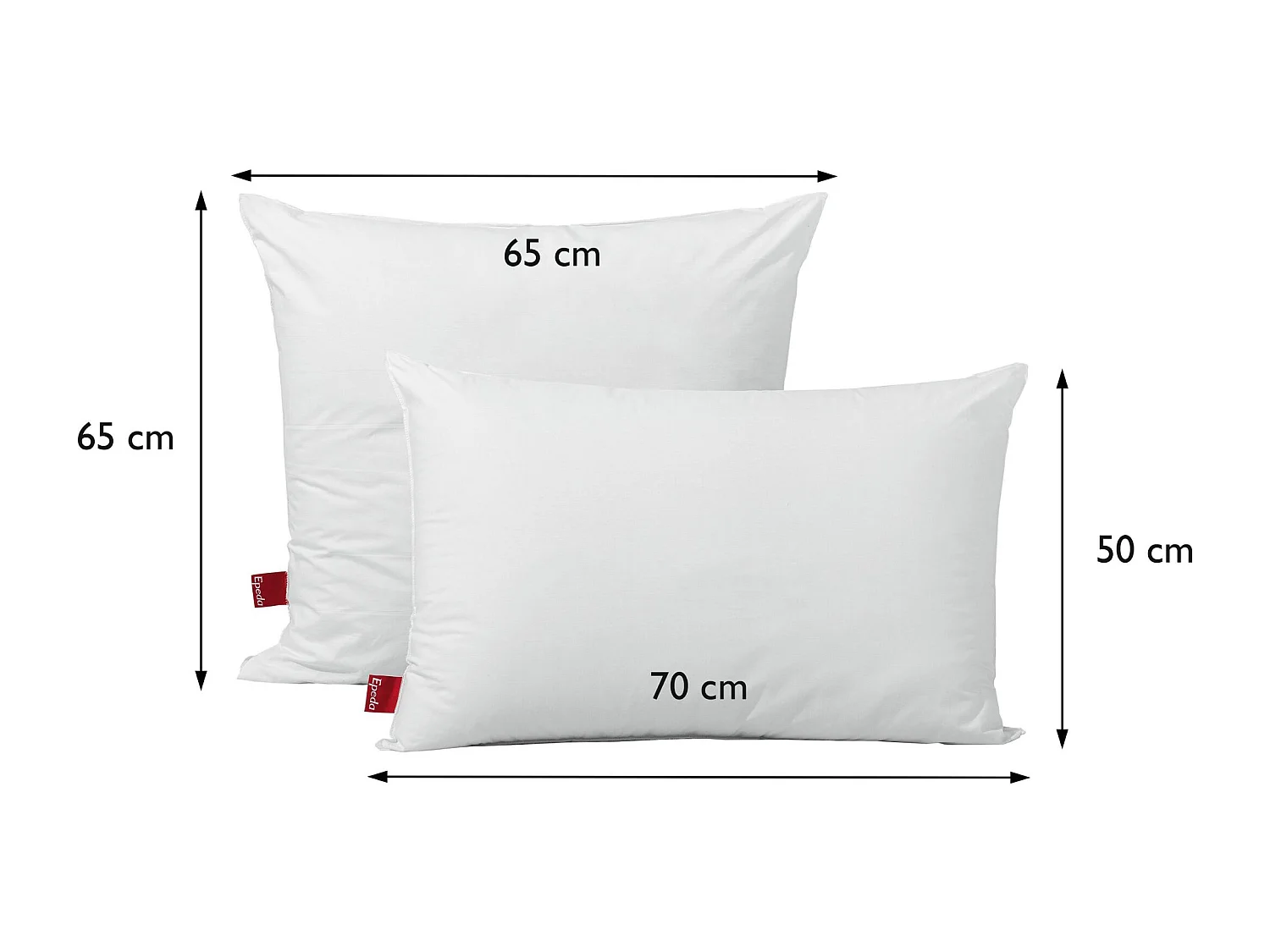 Oreiller Epeda Délicatesse 65x65 cm