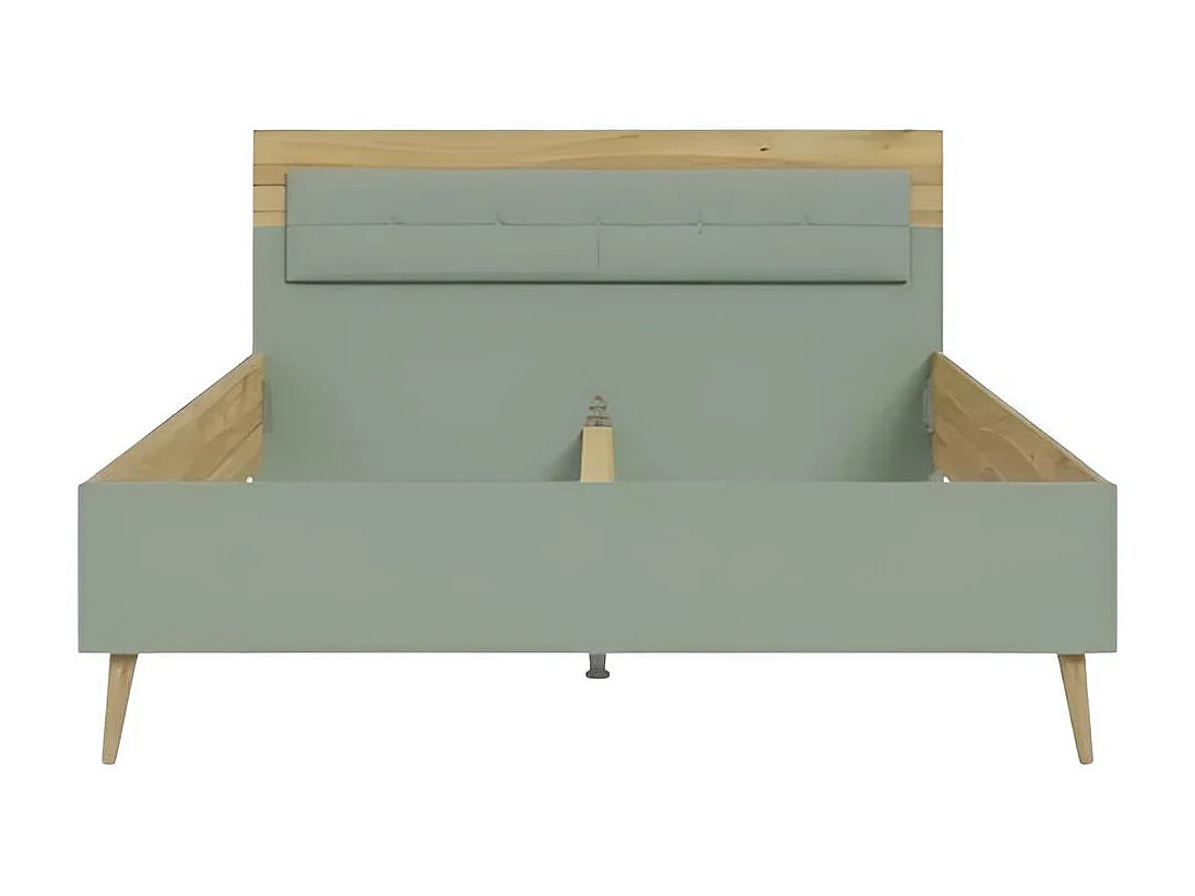 Letto Venua/160x200/Verde&Marrone