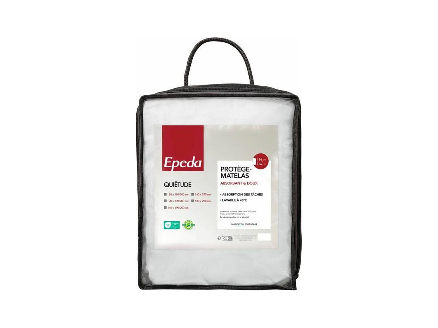 Protège matelas Epeda Quietude 90x190 cm