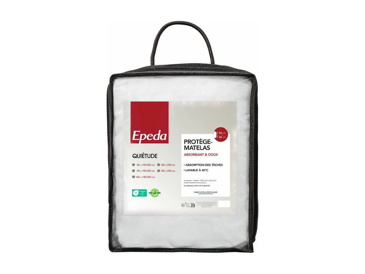 Protège matelas Epeda Quietude 90x190 cm