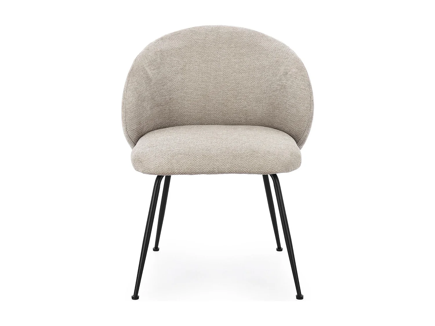 Chaises design de salle à manger en tissu chenille (lot de 2) - LOU