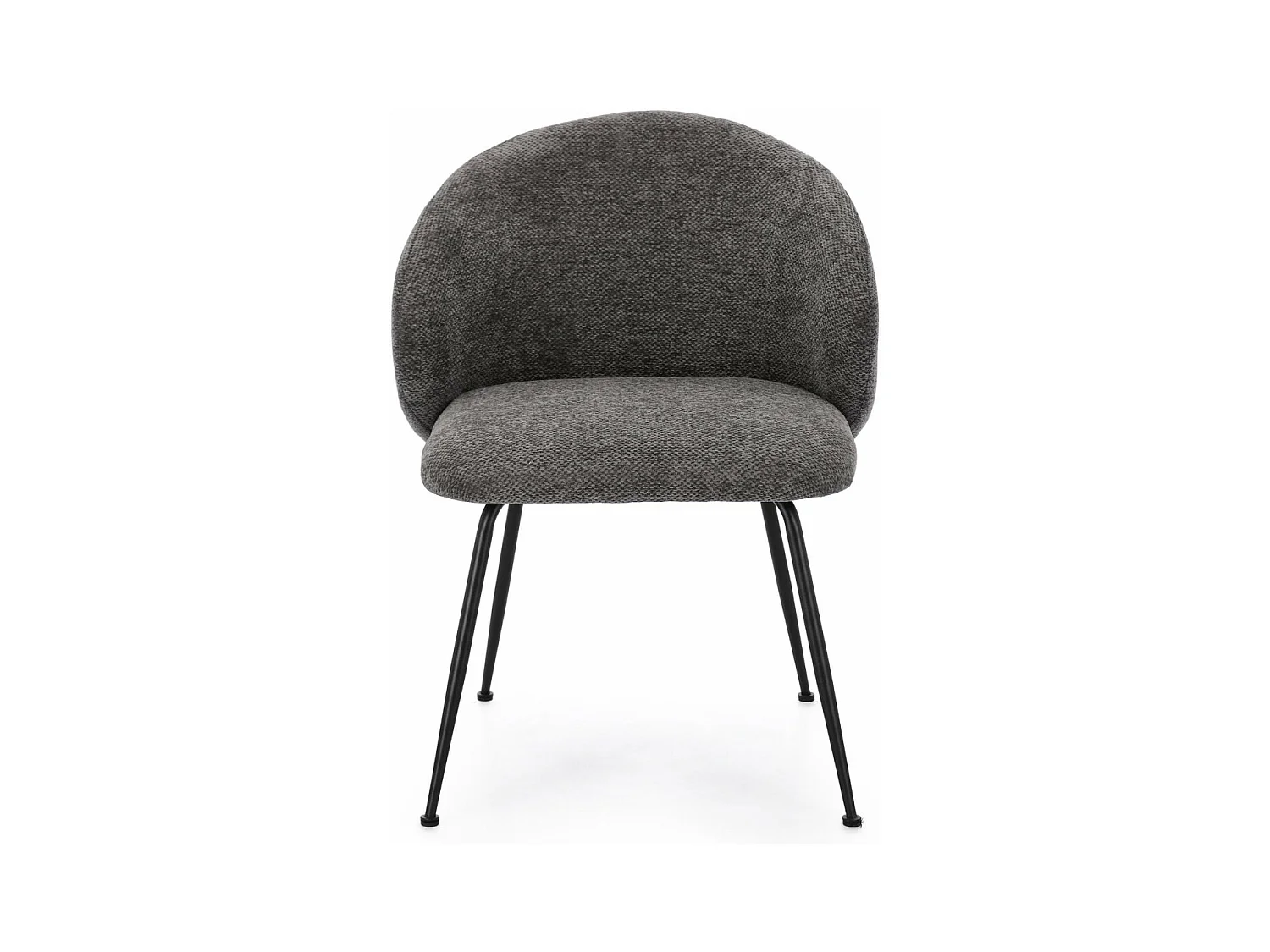 Chaises design de salle à manger en tissu chenille (lot de 2) - LOU