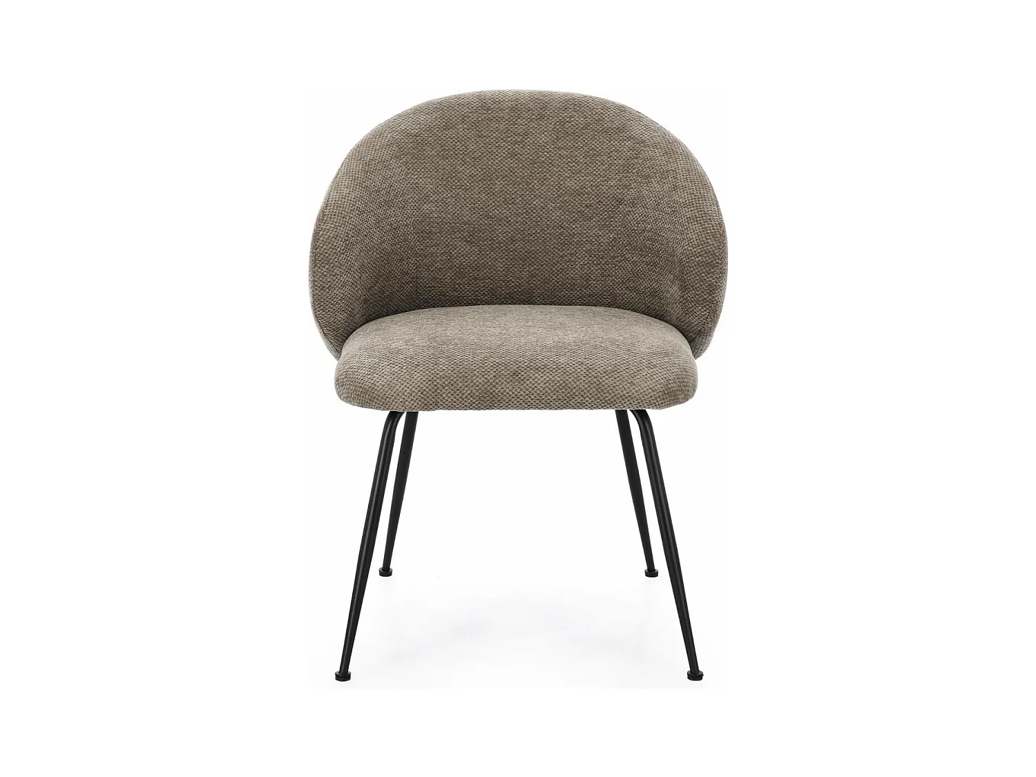 Chaises design de salle à manger en tissu chenille (lot de 2) - LOU