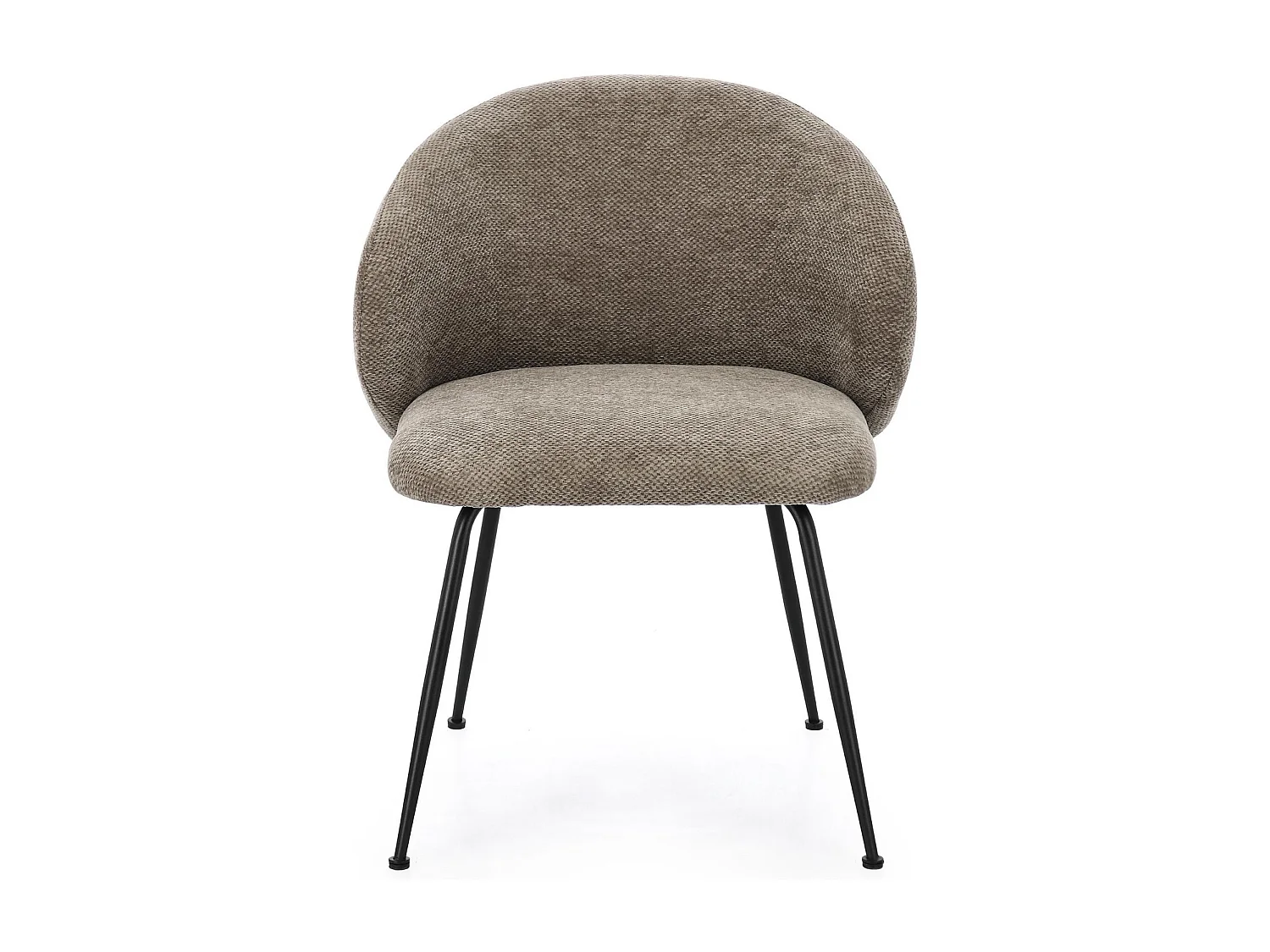 Chaises design de salle à manger en tissu chenille (lot de 2) - LOU