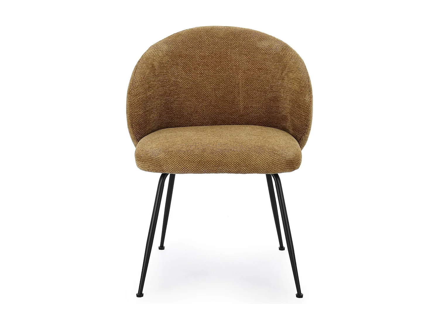 Chaises design de salle à manger en tissu chenille (lot de 2) - LOU