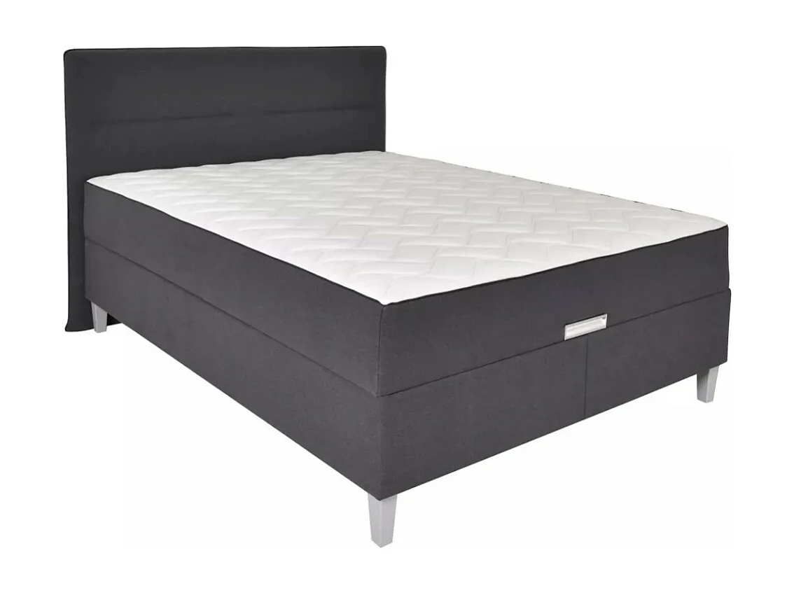 Bett Corleone/160x200/Stoffbezug/Anthrazit