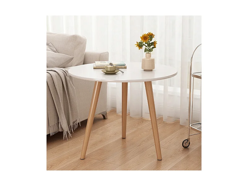 Couchtisch, klein, rund, skandinavischer Stil