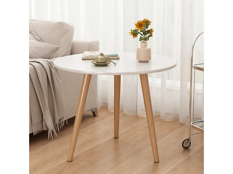 Couchtisch, klein, rund, skandinavischer Stil