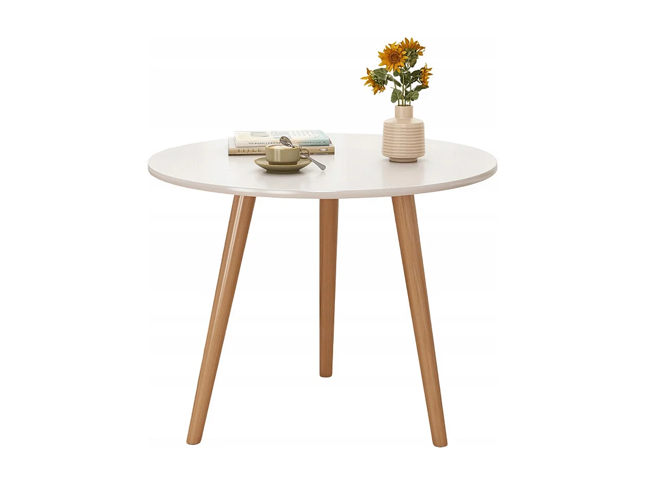 Couchtisch, klein, rund, skandinavischer Stil