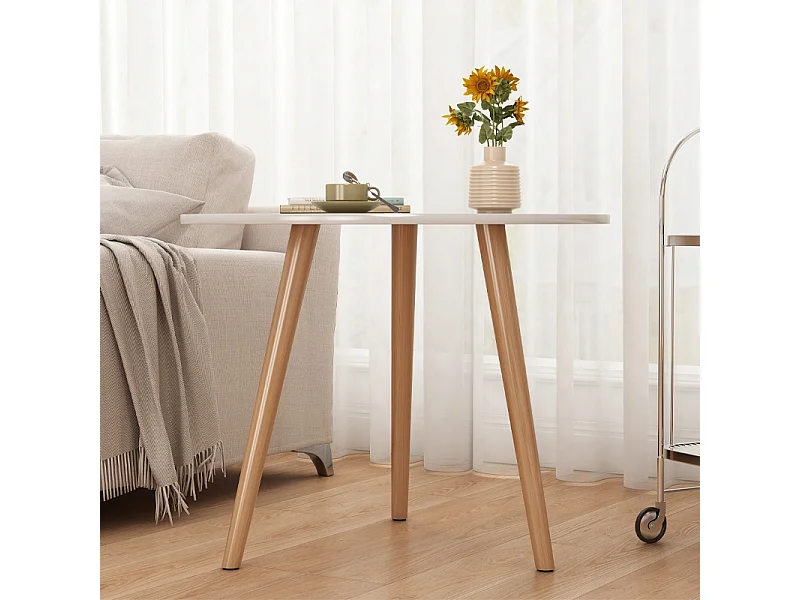 Couchtisch, klein, rund, skandinavischer Stil