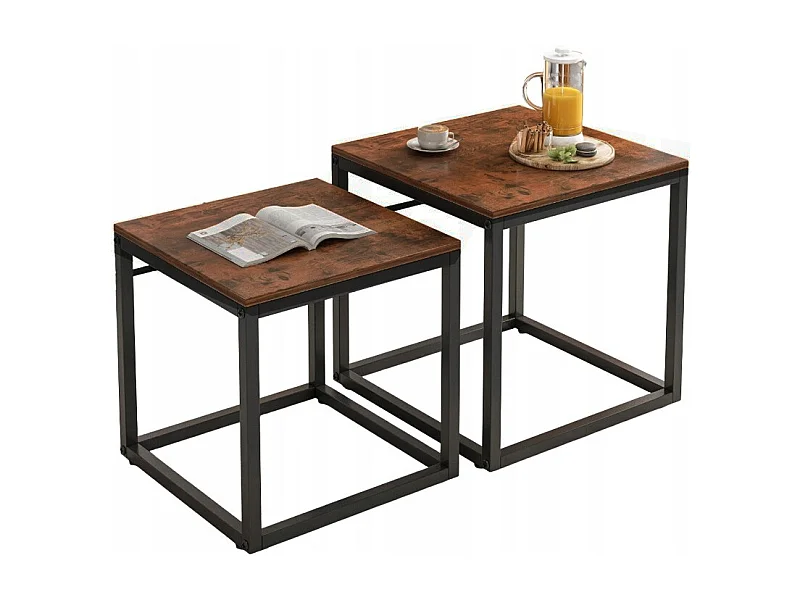 Table basse, table 2 en 1, loft, industrielle