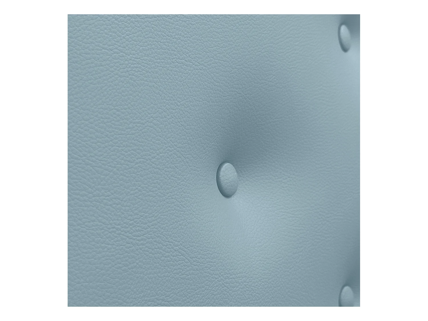 DHOME Tête de Lit en Similicuir avec 3 Rangées de Boutons Entrelacées Tête de Lit Rembourrée de Luxe (Bleu Ciel, 190cm (2 pièces))