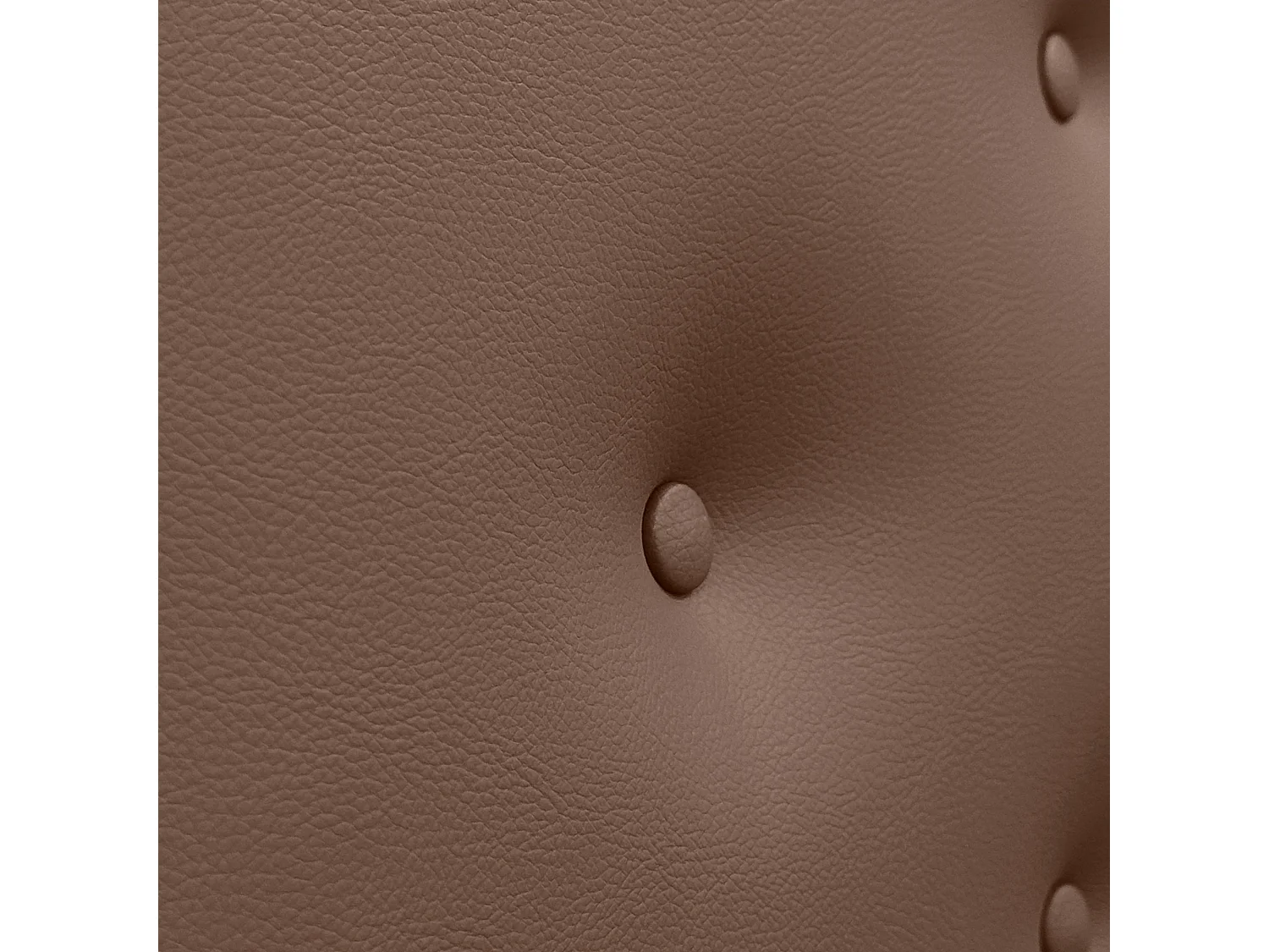 DHOME Tête de Lit en Similicuir avec 3 Rangées de Boutons Entrelacées Tête de Lit Rembourrée de Luxe (Beige, 105cm)