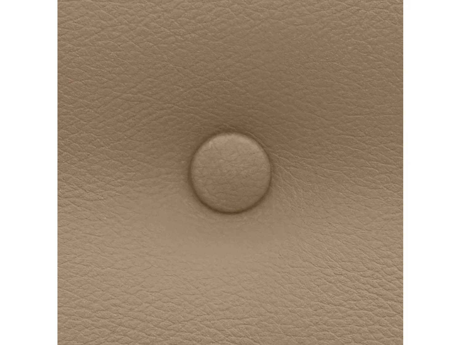 DHOME Testiera in ecopelle con 3 file di bottoni Testiera imbottita per letto di lusso (Marrone Chiaro, 145cm)