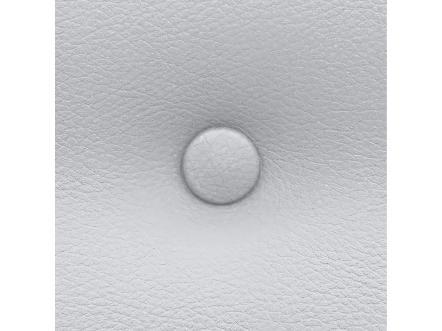 DHOME Tête de lit en simili cuir avec 3 rangées de boutons entrelacés Tête de lit rembourrée pour lit de luxe (Blanc, 95cm)