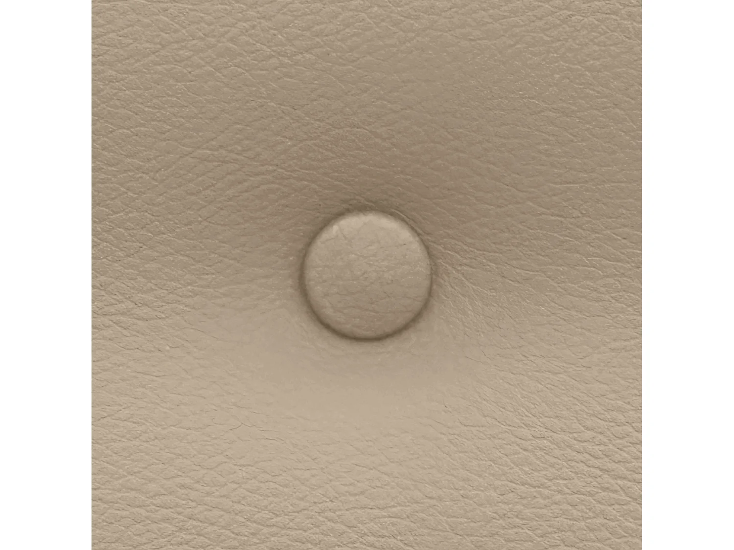 DHOME Tête de lit en simili cuir avec 3 rangées de boutons entrelacés Tête de lit rembourrée pour lit de luxe (Beige, 90cm)