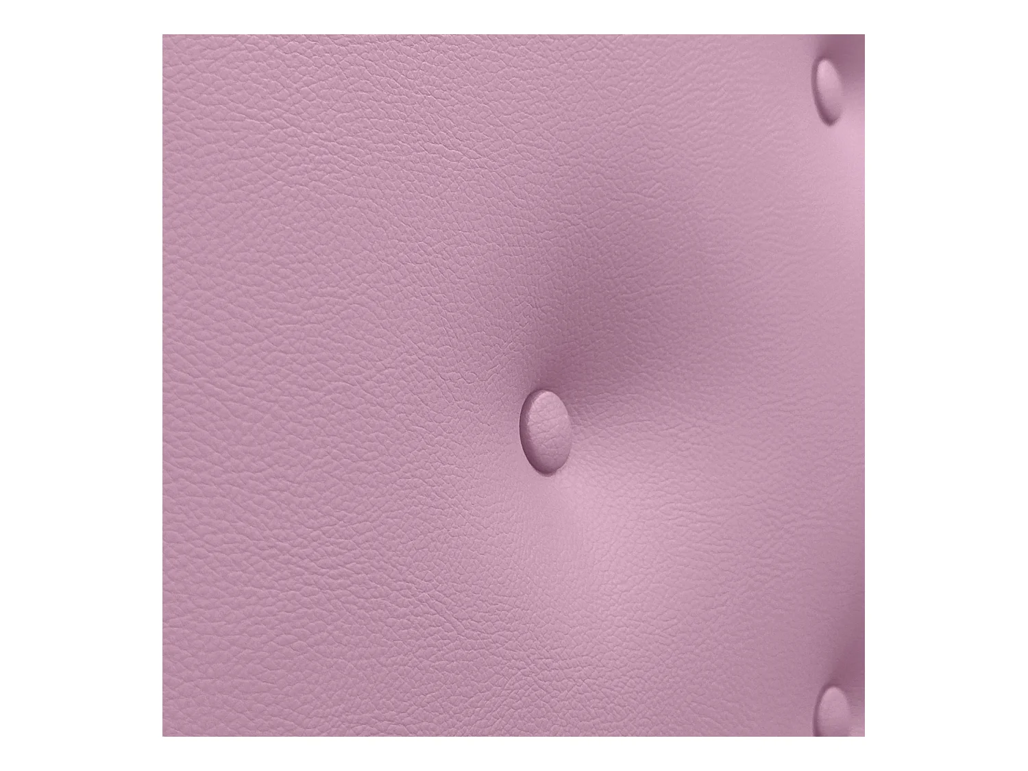 DHOME Tête de lit en simili cuir avec 3 rangées de boutons entrelacés Tête de lit rembourrée pour lit de luxe (Rose, 95cm)