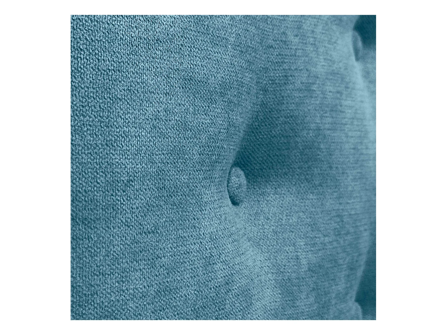 DHOME Testiera in Tessuto ACUALINE con 3 File Intercalate di Bottoni e Piedini Testiera Imbottita Letto di Lusso (Turchese, 135cm)