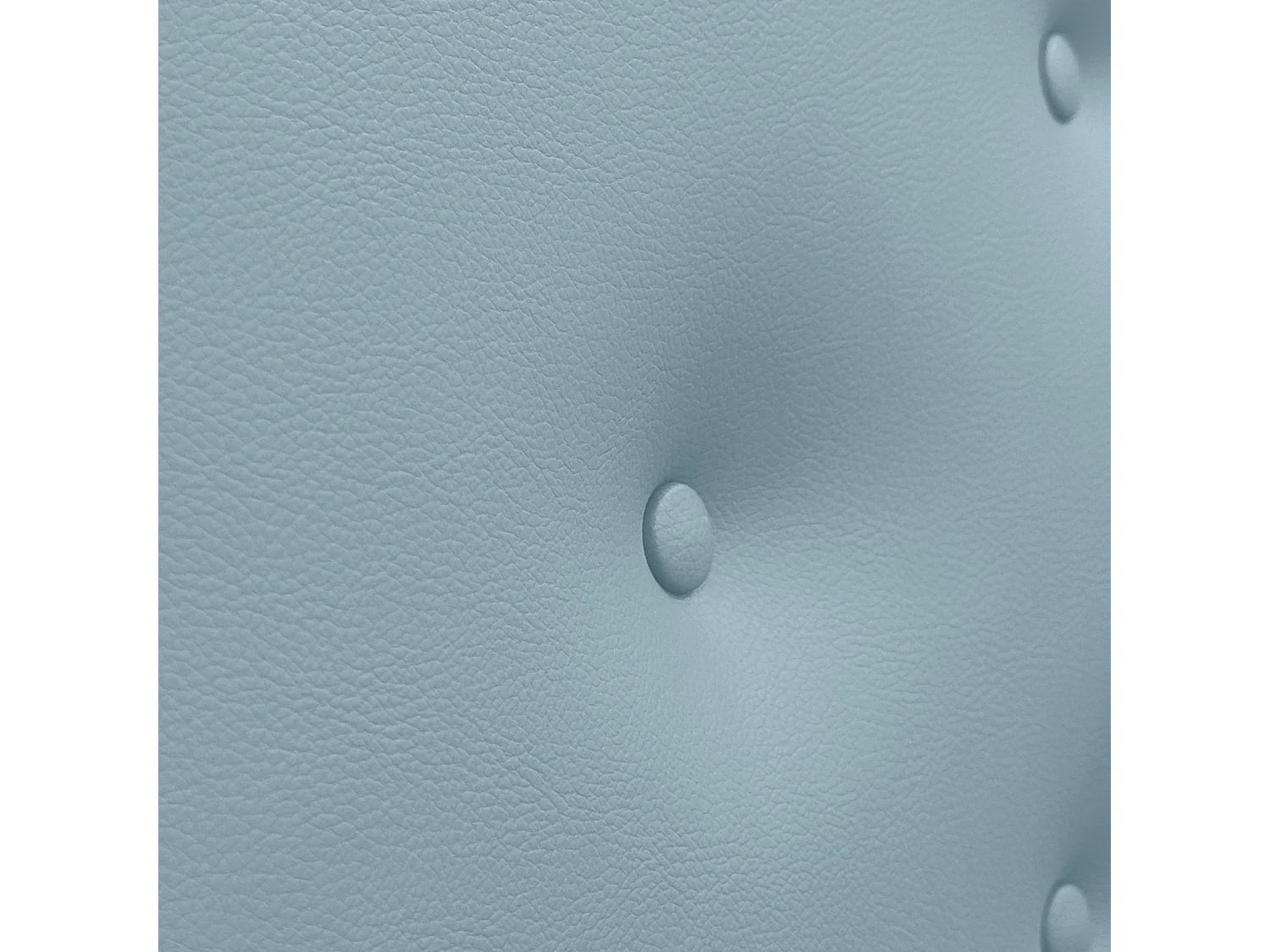 DHOME Testiera in ecopelle con 3 file di bottoni intrecciati Testiera imbottita per letto di lusso (Celeste, 95cm)