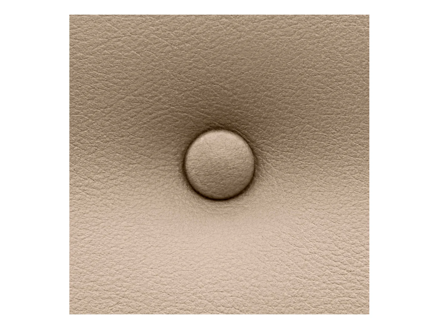 DHOME Tête de lit en simili cuir avec 3 rangées de boutons entrelacés Tête de lit rembourrée pour lit de luxe (Champagne, 145cm)