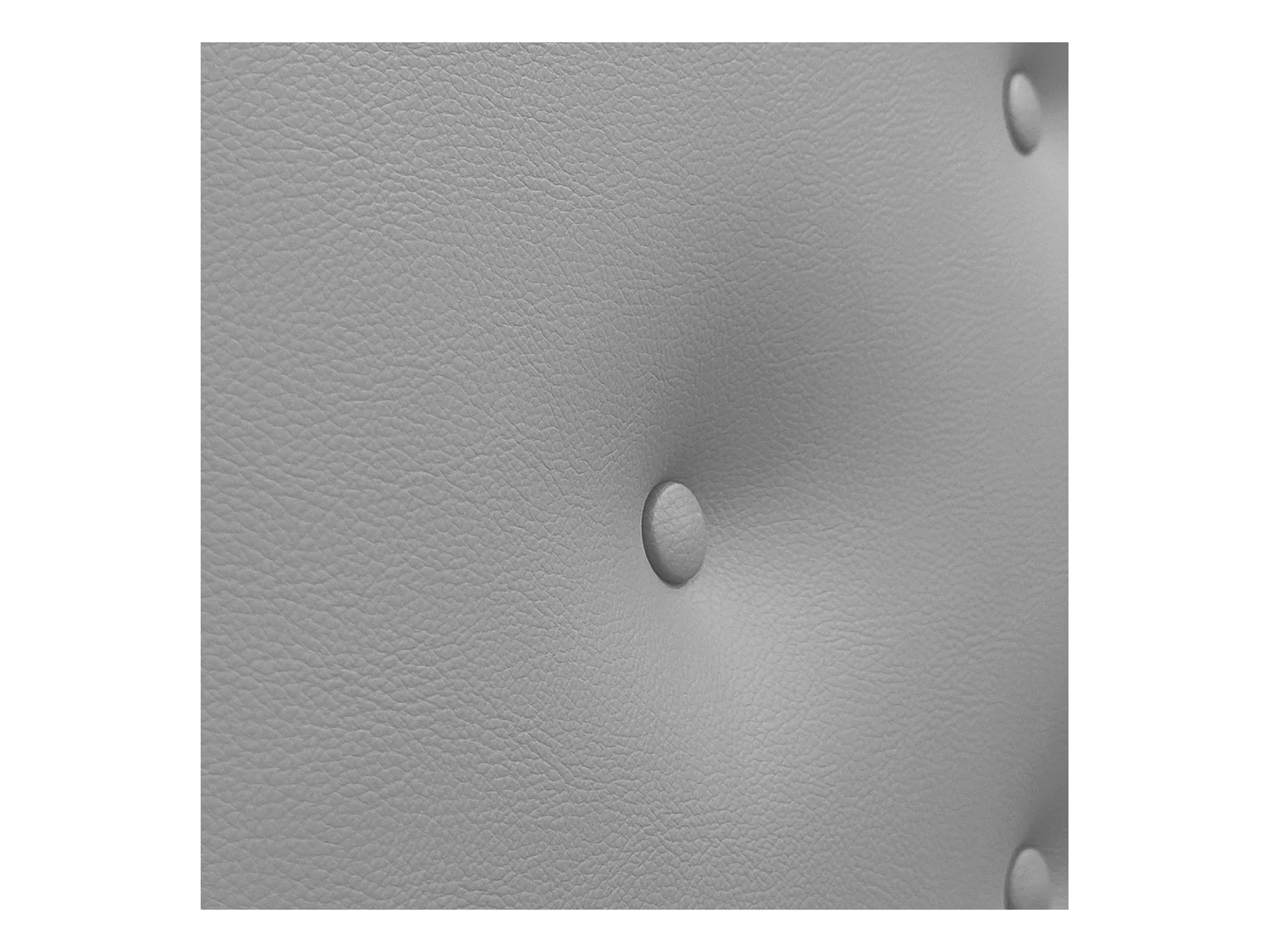 DHOME Tête de Lit en Similicuir avec 3 Rangées de Boutons Entrelacées Tête de Lit Rembourrée de Luxe (Gris Clair, 210cm (2 pièces))