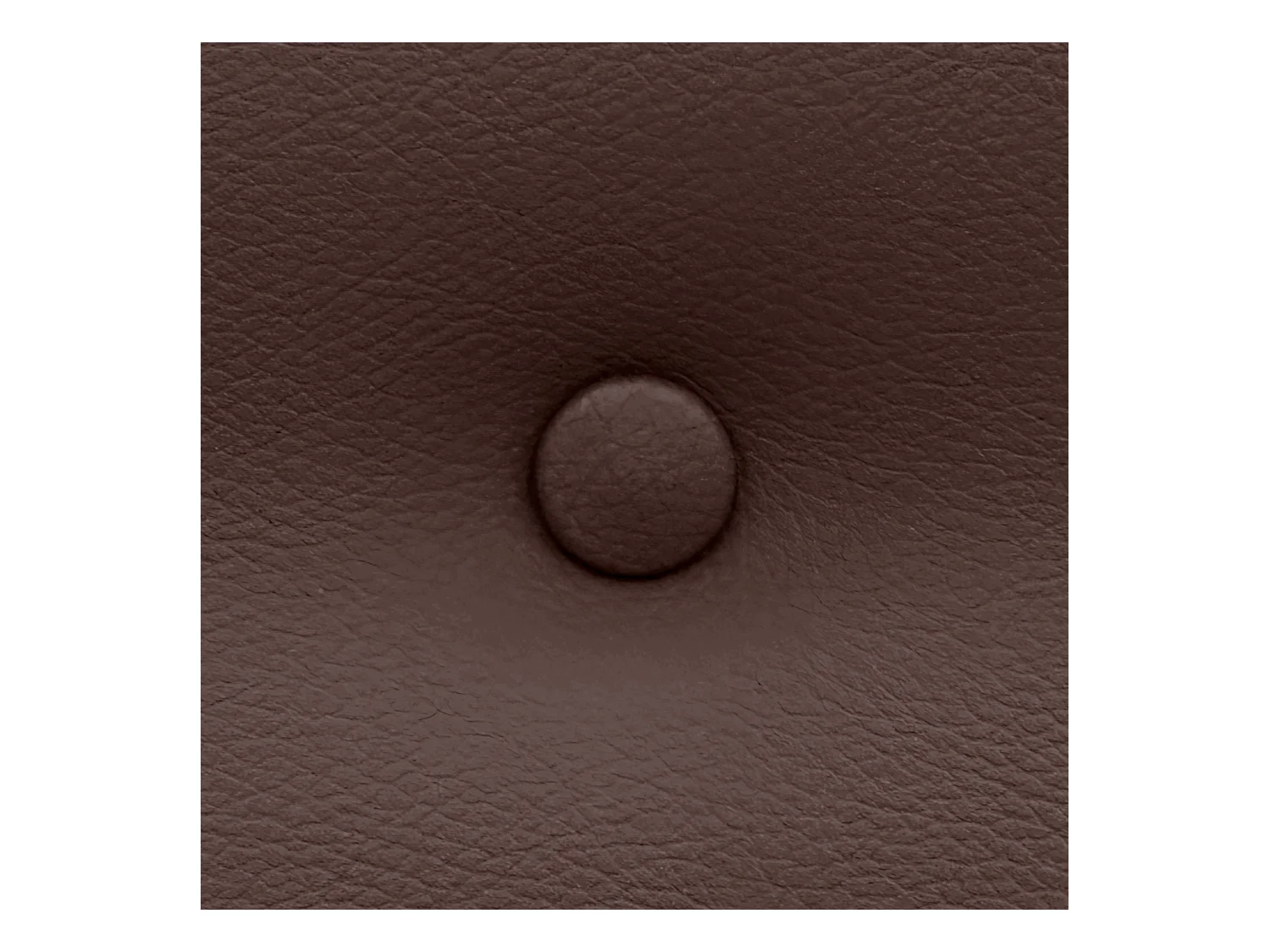 DHOME Kopfteil aus Kunstleder mit 3 versetzten Knopf-Reihen, luxuriös gepolstertes Bettkopfteil (Schokolade, 220cm (2-teilig))