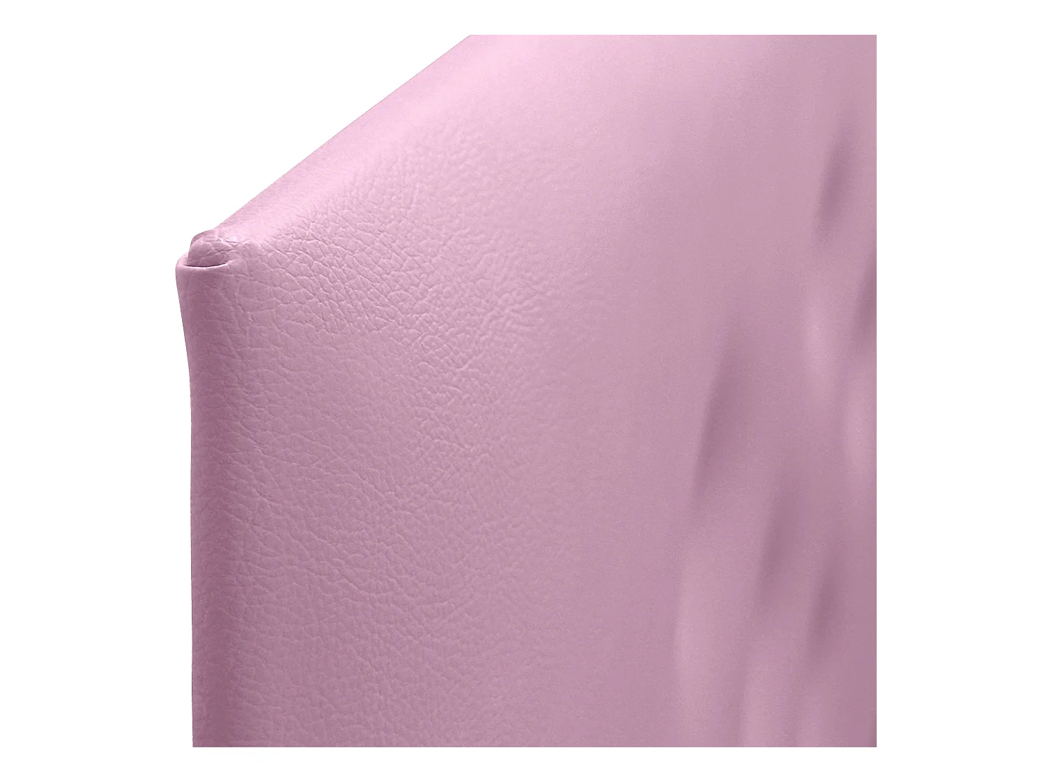 DHOME Tête de Lit en Similicuir avec 3 Rangées de Boutons Entrelacées Tête de Lit Rembourrée de Luxe (Rose, 150cm)