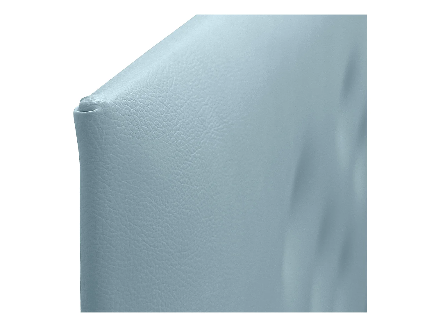 DHOME Tête de lit en simili cuir avec 3 rangées de boutons entrelacés Tête de lit rembourrée pour lit de luxe (Ciel, 150cm)