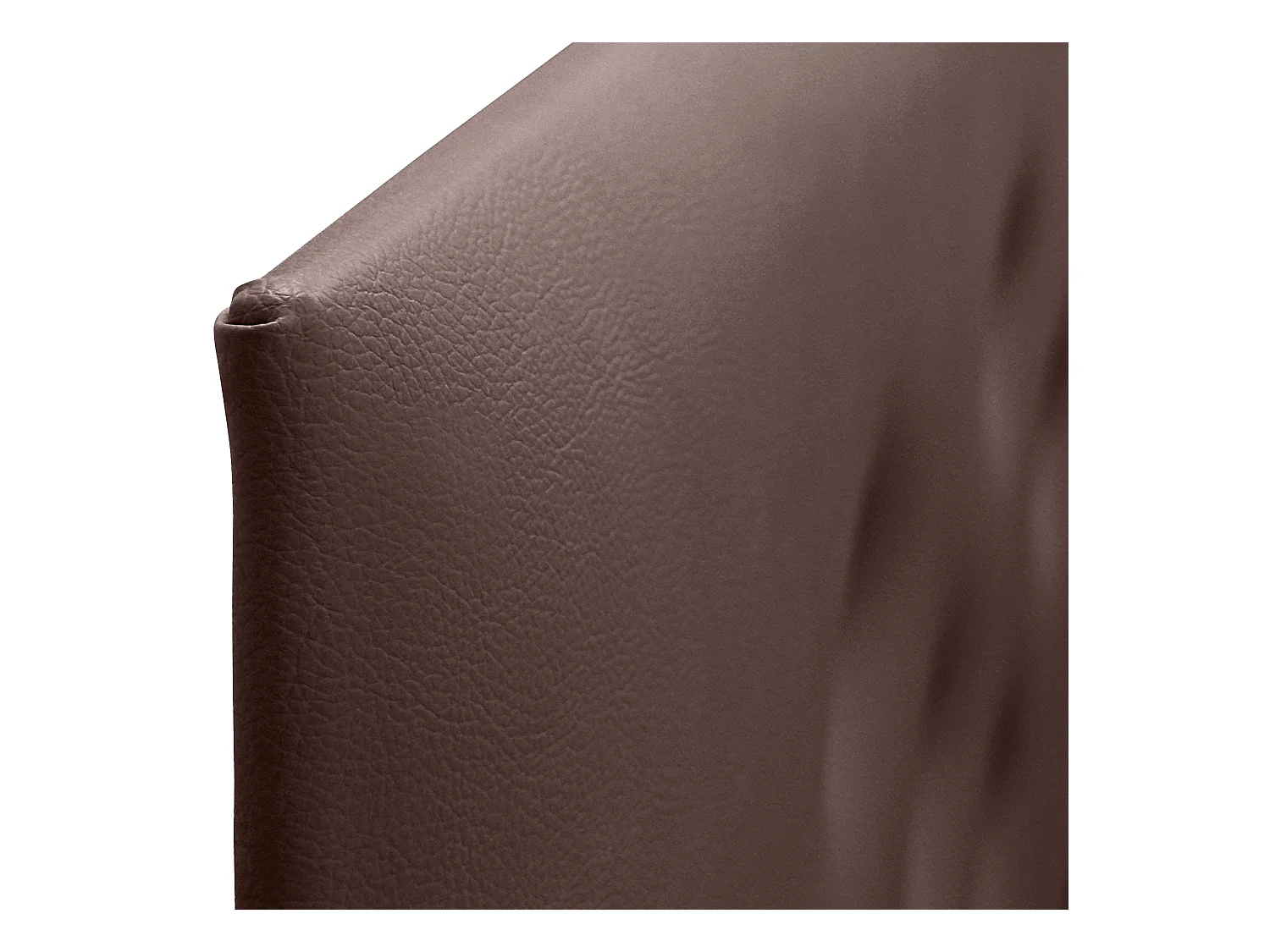 DHOME Tête de Lit en Similicuir avec 3 Rangées de Boutons Entrelacées Tête de Lit Rembourrée de Luxe (Chocolat, 160cm (2 pièces))