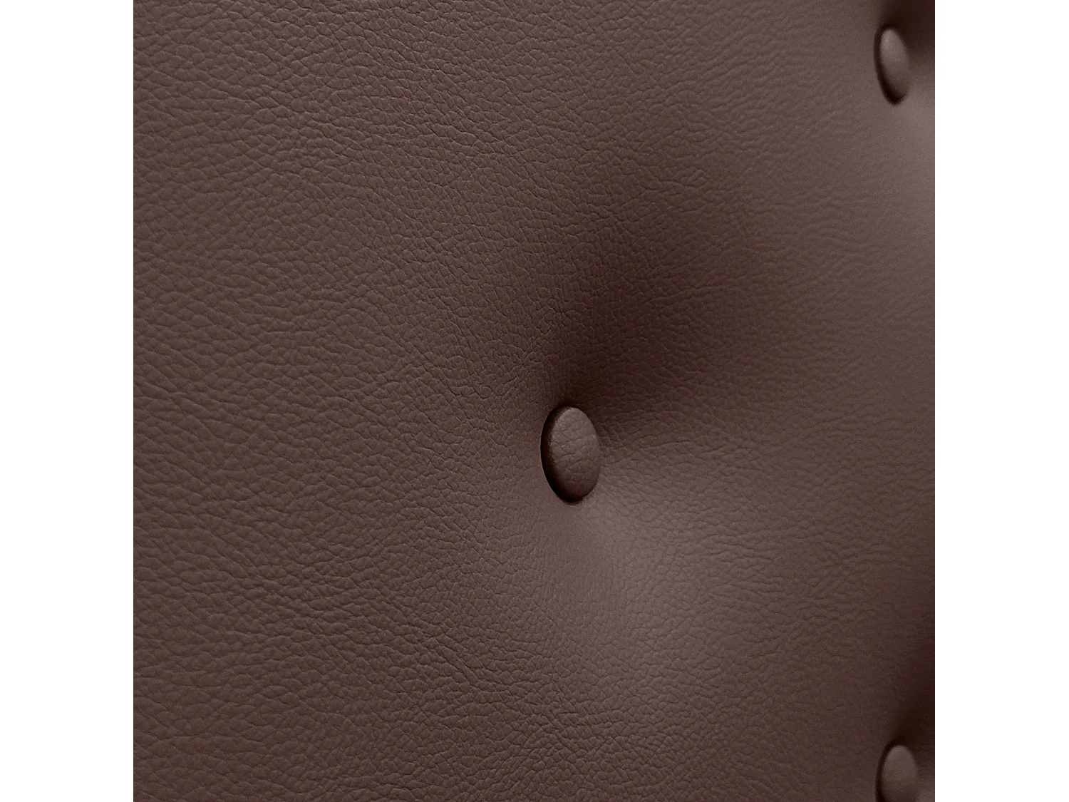 DHOME Tête de Lit en Similicuir avec 3 Rangées de Boutons Entrelacées Tête de Lit Rembourrée de Luxe (Chocolat, 160cm (2 pièces))