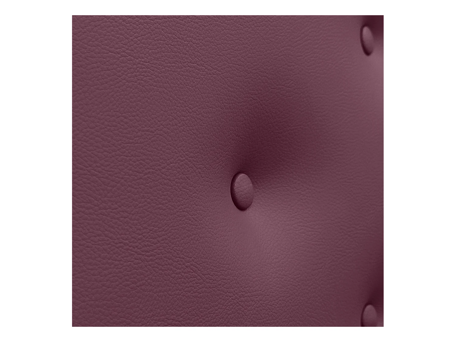 DHOME Tête de lit en simili cuir avec 3 rangées de boutons entrelacés Tête de lit rembourrée pour lit de luxe (Bordeaux, 95cm)