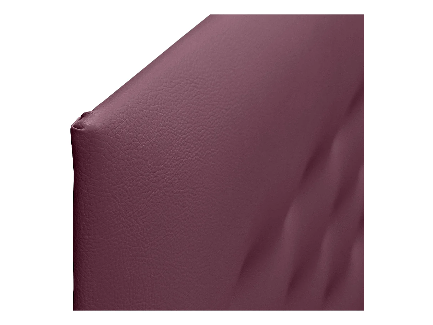 DHOME Testiera in ecopelle con 3 file di bottoni Testiera imbottita per letto di lusso (Bordeaux, 160cm)