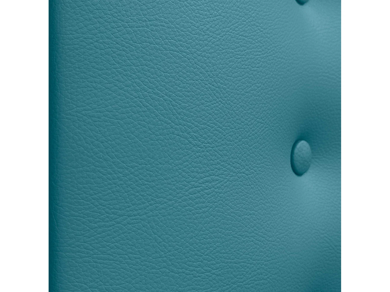 DHOME Tête de Lit en Similicuir avec 3 Rangées de Boutons Tête de Lit Rembourrée de Luxe (Turquoise, 210cm (2 pièces))