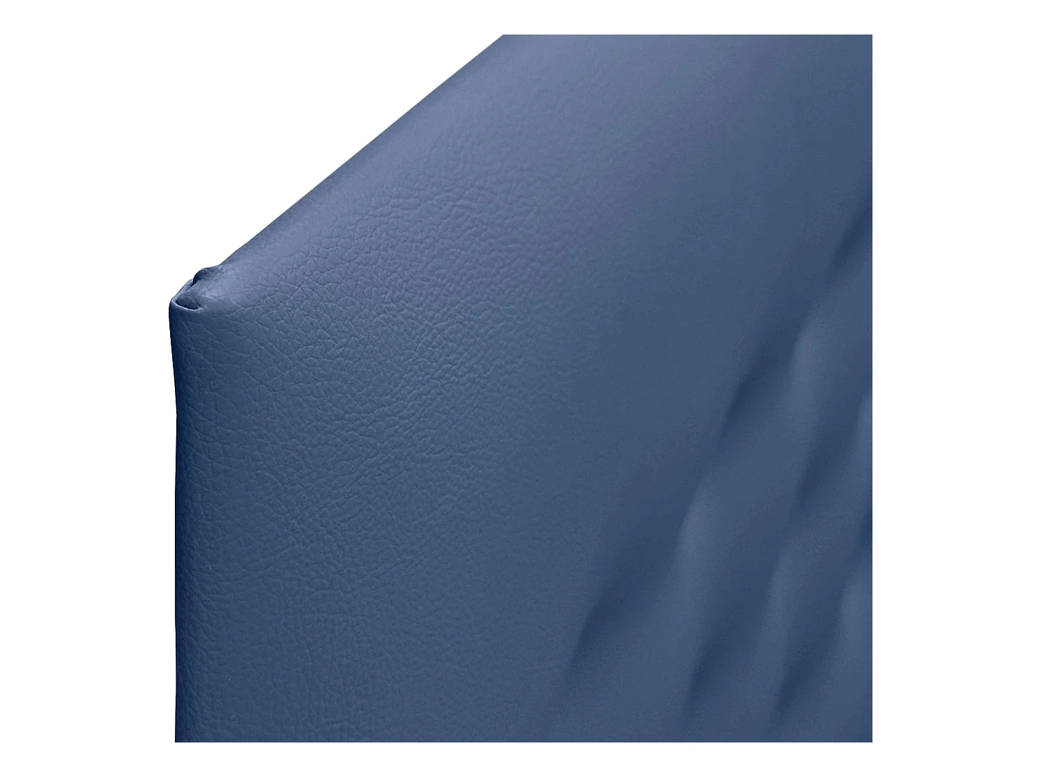 DHOME Testiera in ecopelle con 3 file di bottoni Testiera imbottita per letto di lusso (Blu, 135cm)