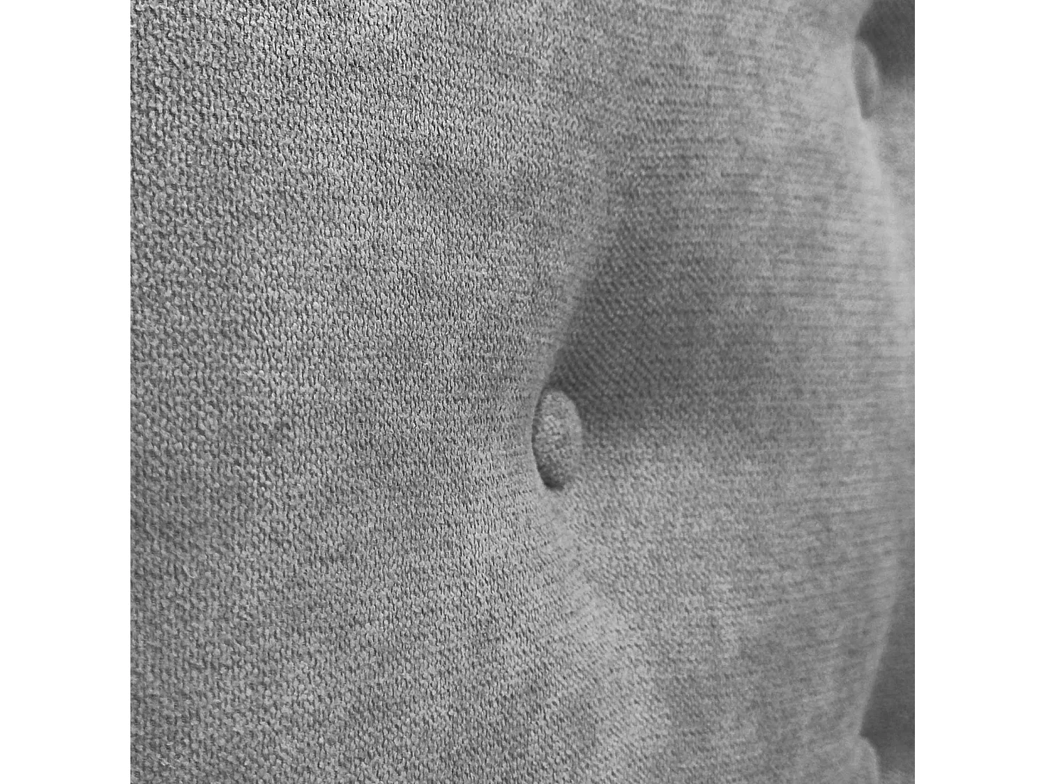 DHOME Tête de Lit en Tissu ACUALINE avec 3 Rangées Entrelacées de Boutons et Pieds Tête de Lit Capitonnée de Luxe(Gris, 110cm)