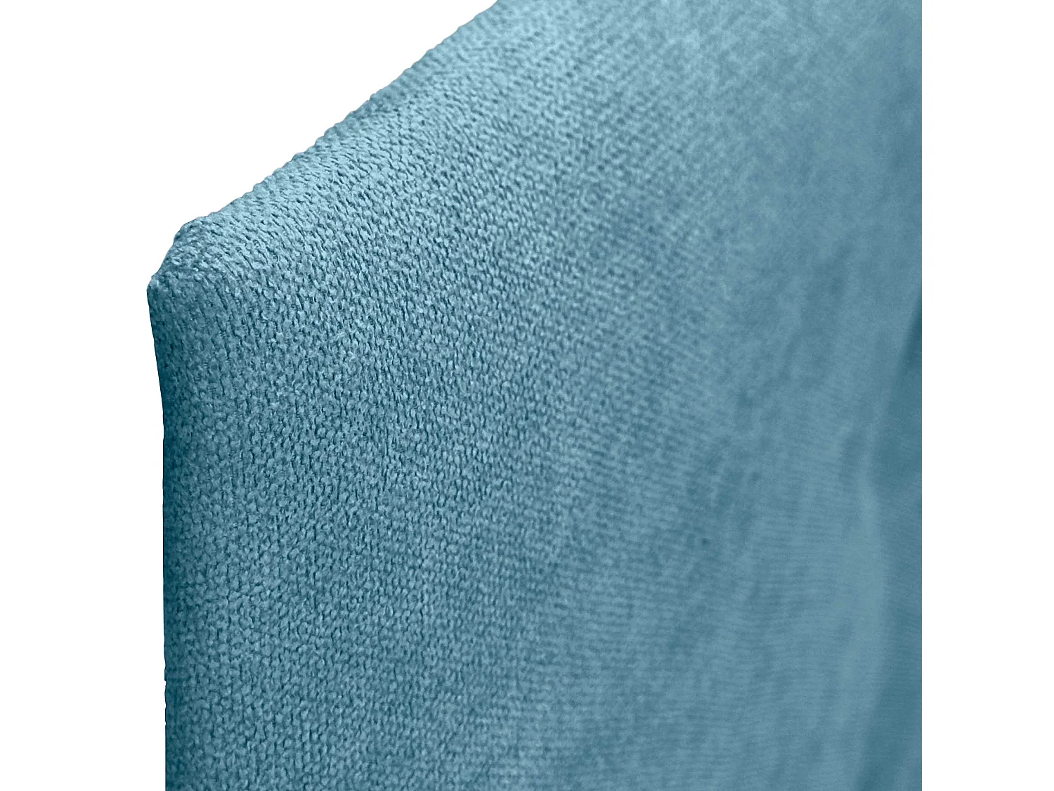 DHOME Tête de Lit en Tissu ACUALINE avec 3 Rangées Entrelacées de Boutons Tête de Lit Capitonnée de Luxe(Turquoise, 105cm)