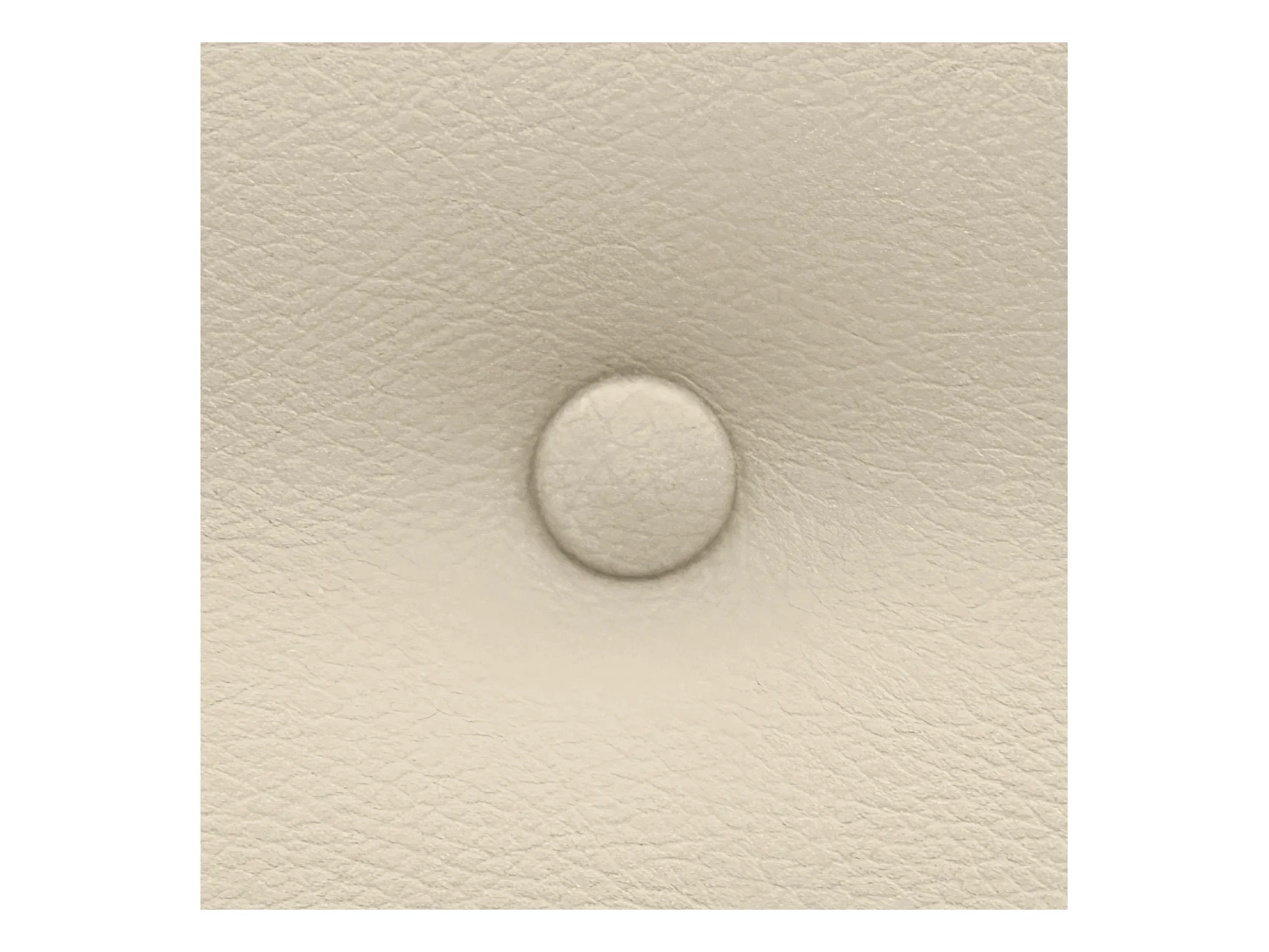 DHOME Tête de lit en simili cuir avec 3 rangées de boutons entrelacés Tête de lit rembourrée pour lit de luxe (Vanille, 145cm)